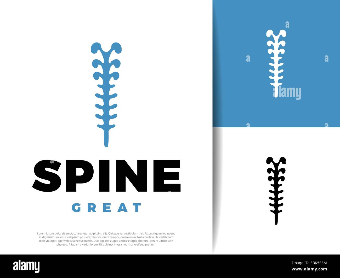 Vecteur détaillé d'icône de colonne vertébrale de l'anatomie de colonne vertébrale humaine. Parfait pour les conceptions chiropratiques, orthopédiques et liées à la santé. Propre, moderne et idéal pour moi Illustration de Vecteur