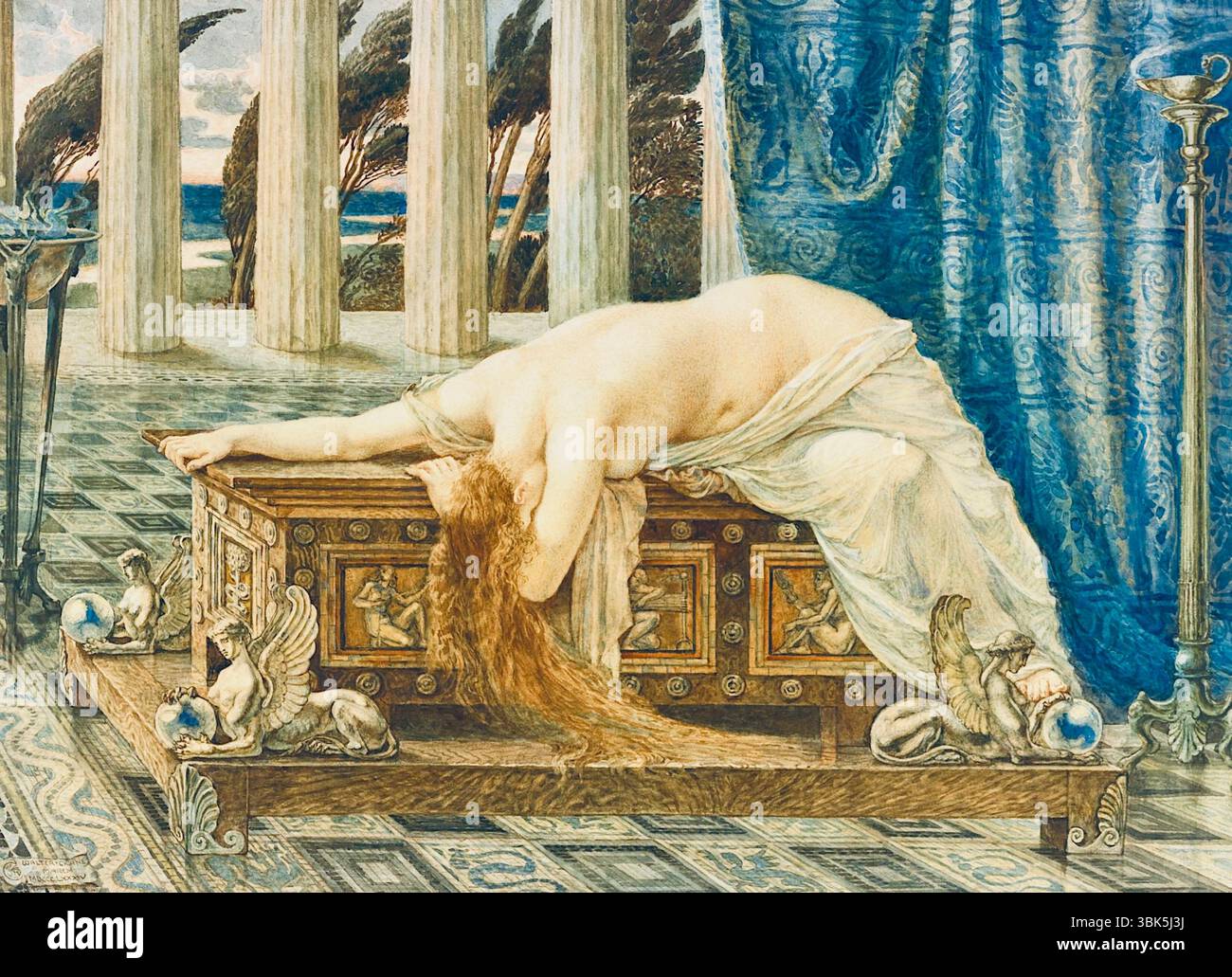 Walter Crane - Pandora - 1885 Banque D'Images