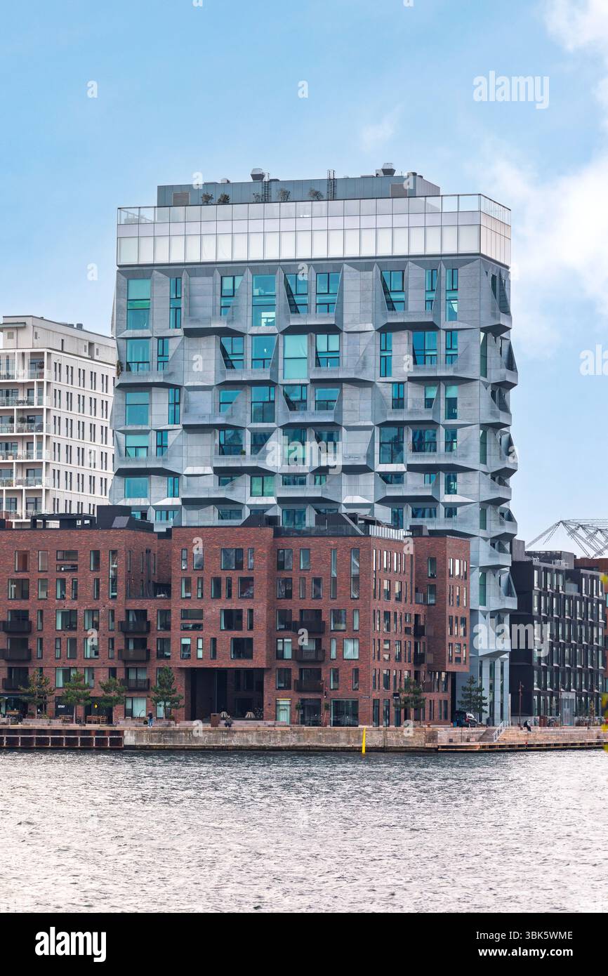 Le Silo Building à Nordhavn, Copenhague – architecture moderne avec restaurant sur le toit Banque D'Images