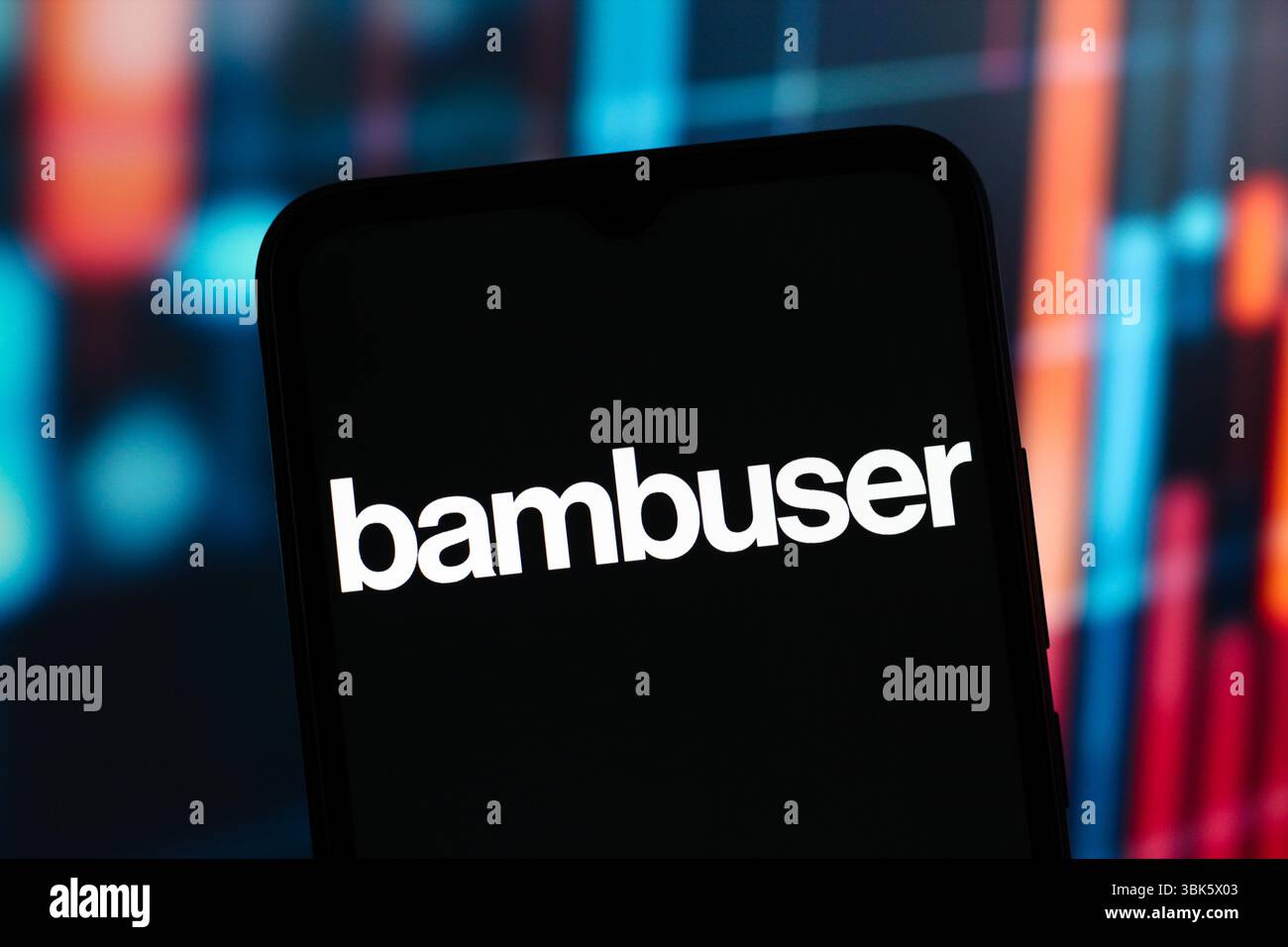 Canada. 18 juin 2025. Dans cette illustration photo, le logo Bambuser AB est affiché sur l'écran d'un smartphone. (Crédit image : © Thomas Fuller/SOPA images via ZUMA Press Wire) USAGE ÉDITORIAL SEULEMENT ! Non destiné à UN USAGE commercial ! Banque D'Images