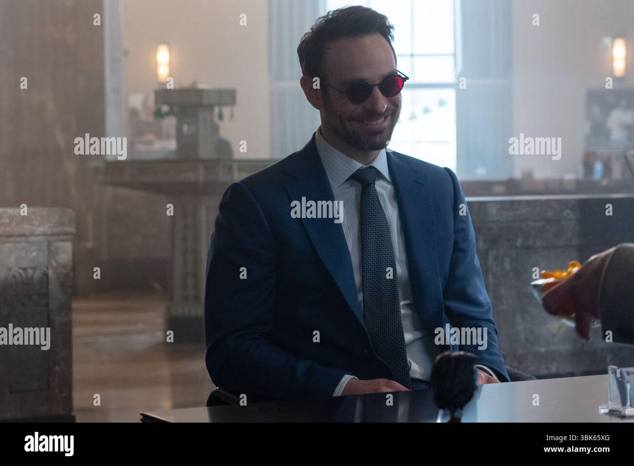 Daredevil : Born Again (2025-) Daredevil/Matt Murdock (Charlie Cox) *Filmstill - usage éditorial seulement* Voir instructions spéciales. Image CAP/UFS fournie b Banque D'Images