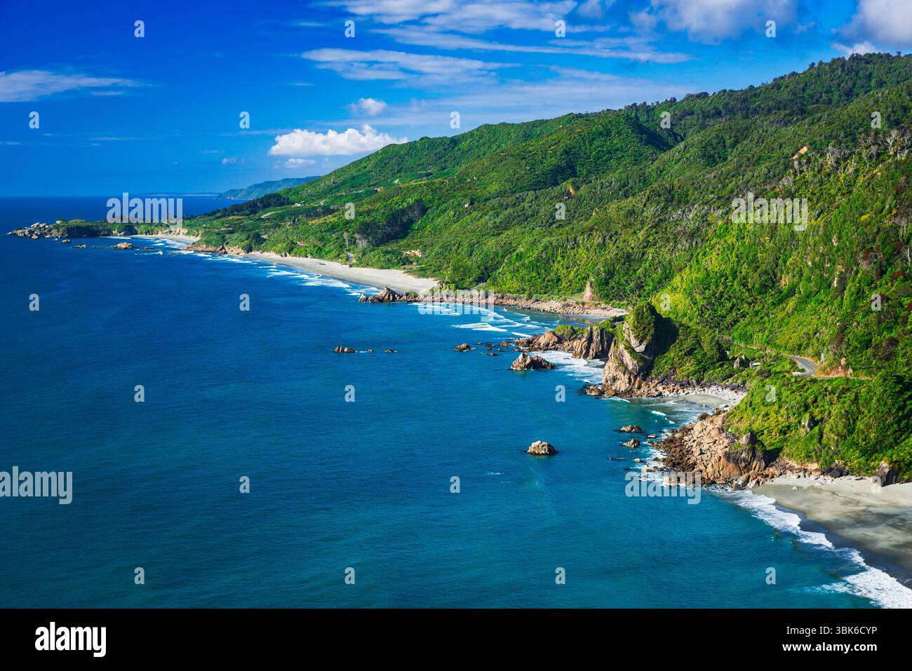 Réserve marine de Punakaiki, parc national de Paparoa, côte ouest, Nouvelle-Zélande Banque D'Images