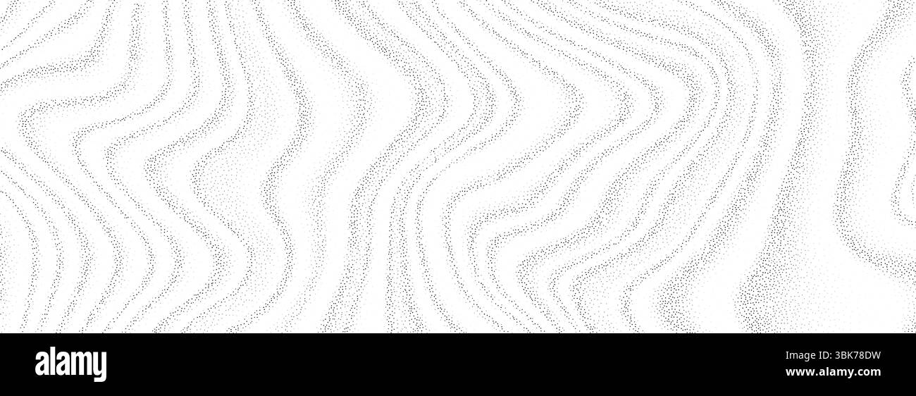Texture de sable liquide stipple. Recouvrement de vagues D'ECOULEMENT de fluide. Fond abstrait de fumée pointillée. Gradient de fond de bruit grunge granuleux pour bannière, affiche, brochure. Taches, particules, granulés. Vecteur Illustration de Vecteur