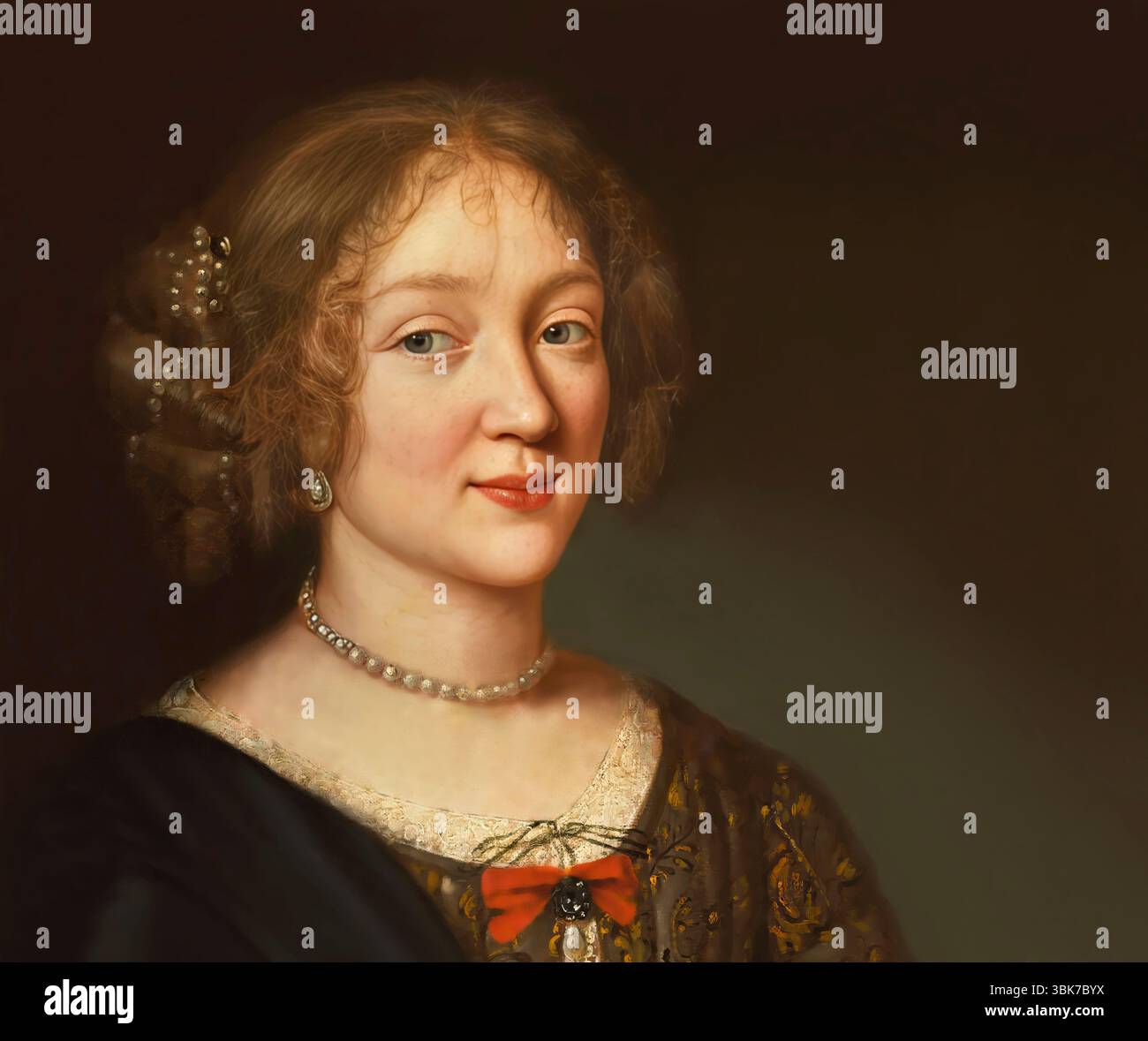 Marie de Rabutin-Chantal, marquise de Sévigné, également connue sous le nom de Madame de Sévigné ou Madame de Sévigné, aristocrate française, éditée numériquement Banque D'Images