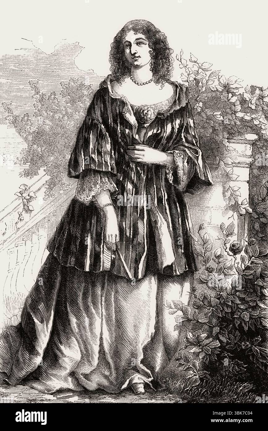 Marie de Rabutin-Chantal, marquise de Sévigné, également connue sous le nom de Madame de Sévigné ou Madame de Sévigné, aristocrate française, éditée numériquement Banque D'Images
