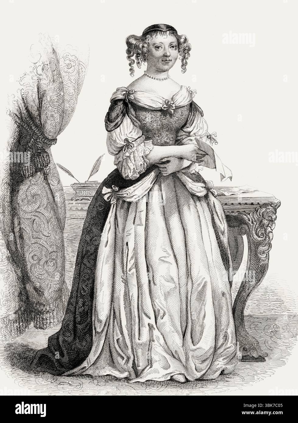 Marie de Rabutin-Chantal, marquise de Sévigné, également connue sous le nom de Madame de Sévigné ou Madame de Sévigné, aristocrate française, éditée numériquement Banque D'Images