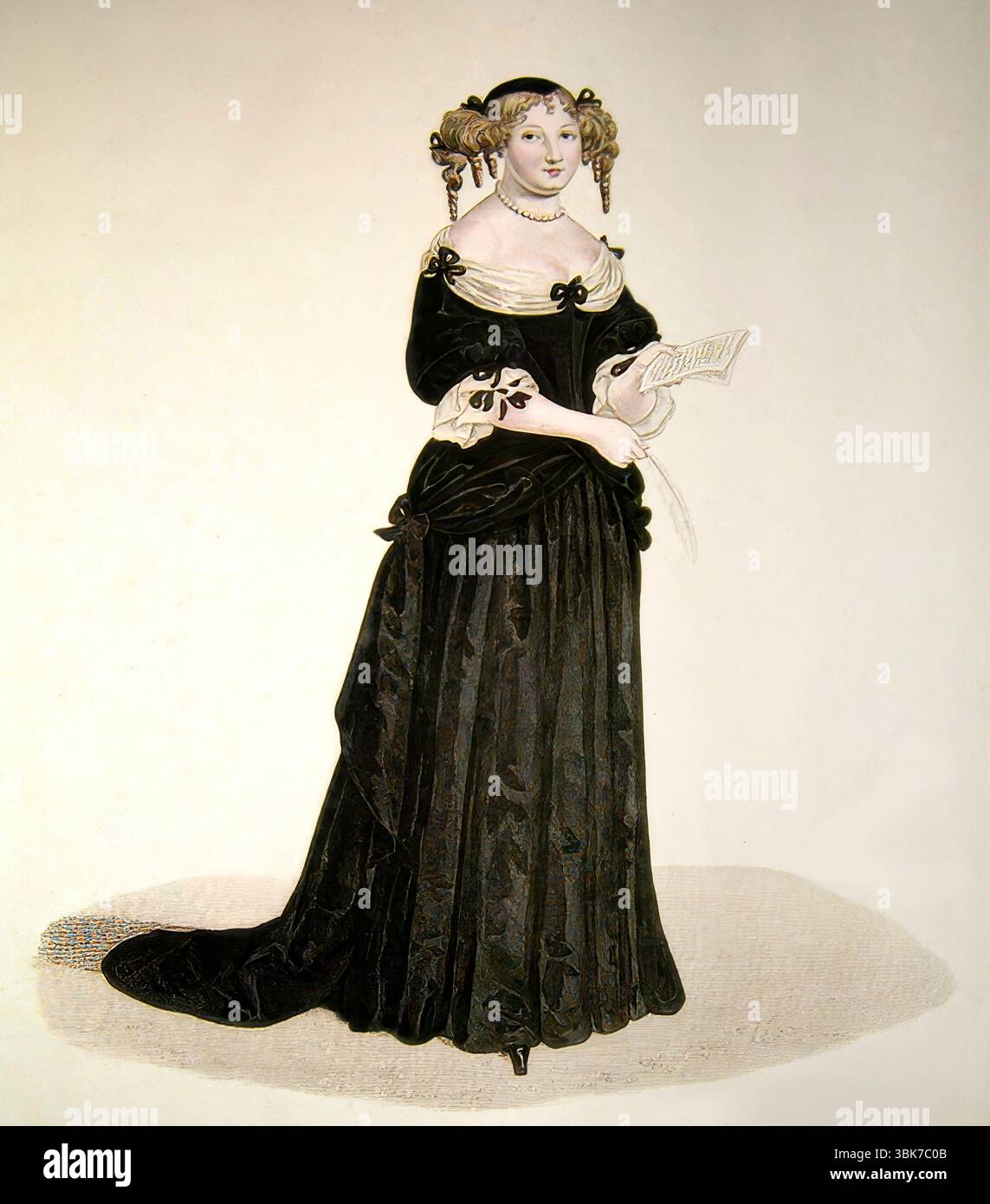 Marie de Rabutin-Chantal, marquise de Sévigné, également connue sous le nom de Madame de Sévigné ou Madame de Sévigné, aristocrate française, éditée numériquement Banque D'Images