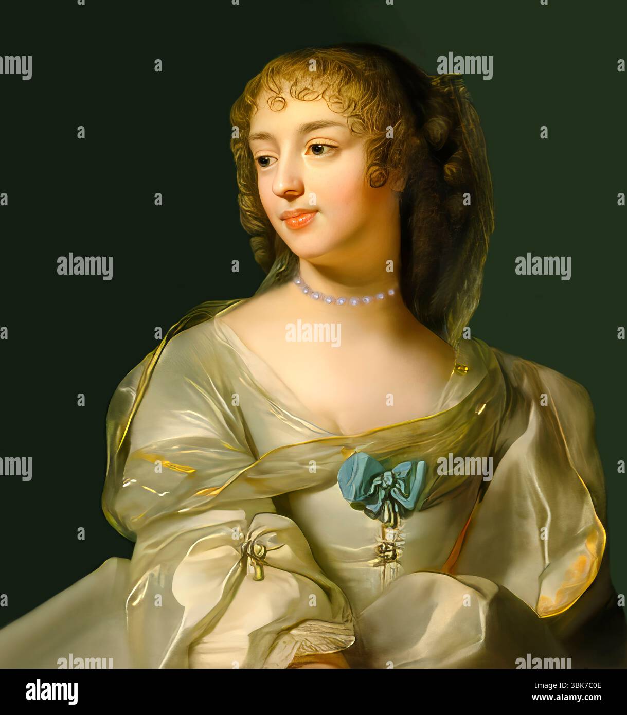 Marie de Rabutin-Chantal, marquise de Sévigné, également connue sous le nom de Madame de Sévigné ou Madame de Sévigné, aristocrate française, éditée numériquement Banque D'Images