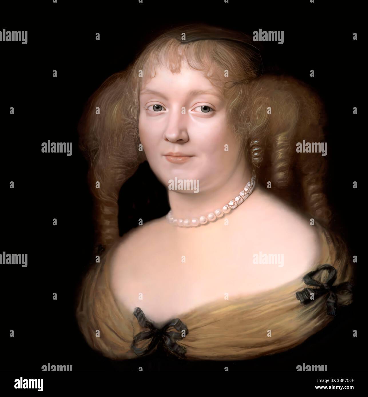 Marie de Rabutin-Chantal, marquise de Sévigné, également connue sous le nom de Madame de Sévigné ou Madame de Sévigné, aristocrate française, éditée numériquement Banque D'Images