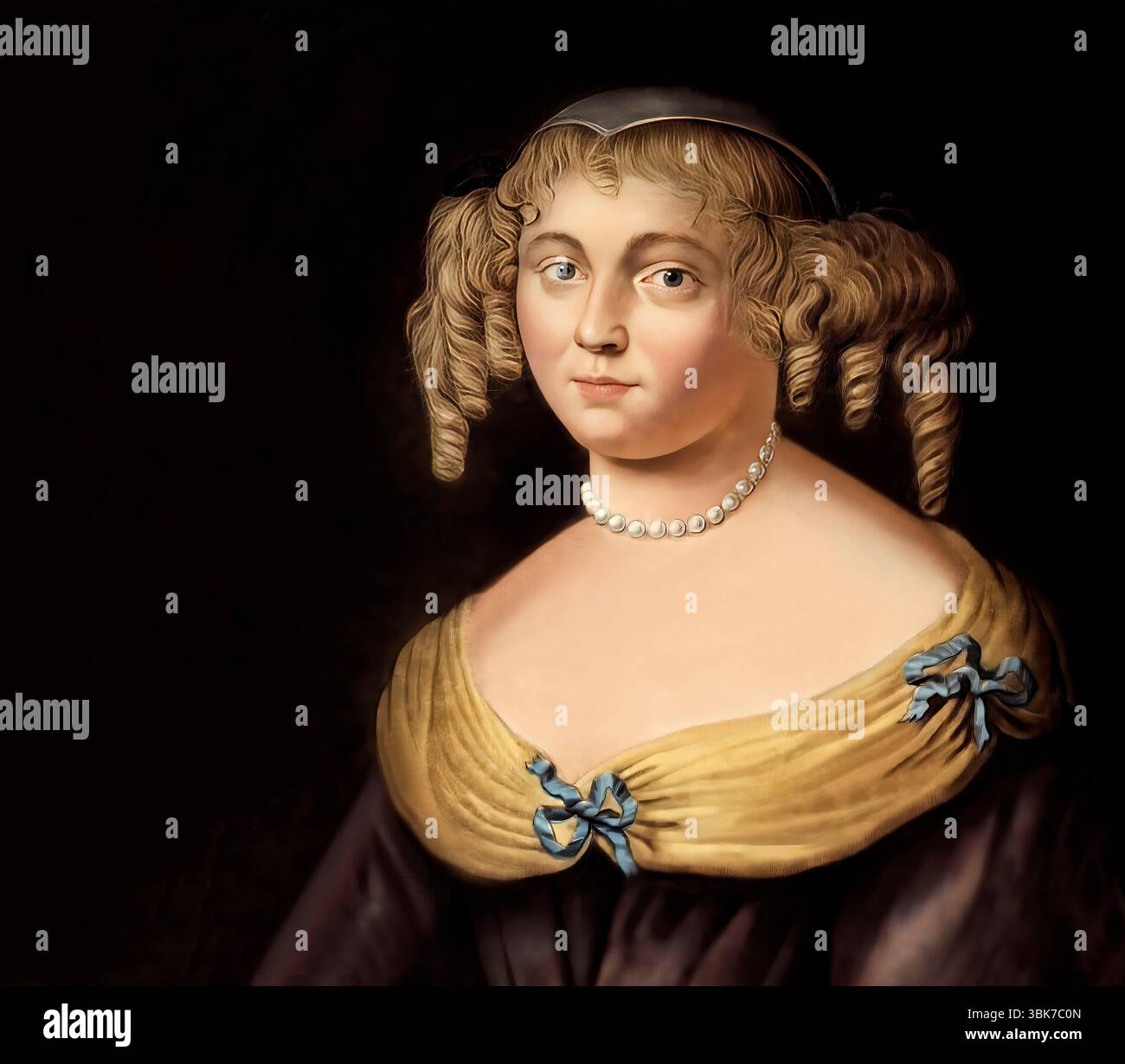 Marie de Rabutin-Chantal, marquise de Sévigné, également connue sous le nom de Madame de Sévigné ou Madame de Sévigné, aristocrate française, éditée numériquement Banque D'Images