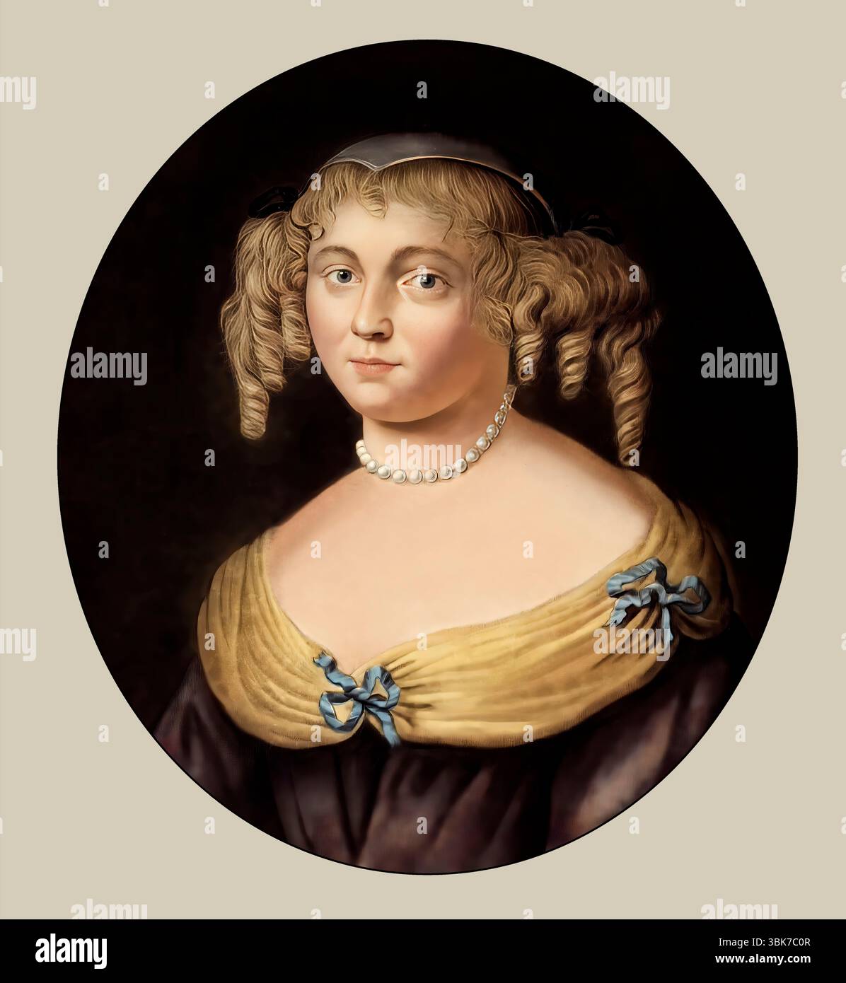 Marie de Rabutin-Chantal, marquise de Sévigné, également connue sous le nom de Madame de Sévigné ou Madame de Sévigné, aristocrate française, éditée numériquement Banque D'Images