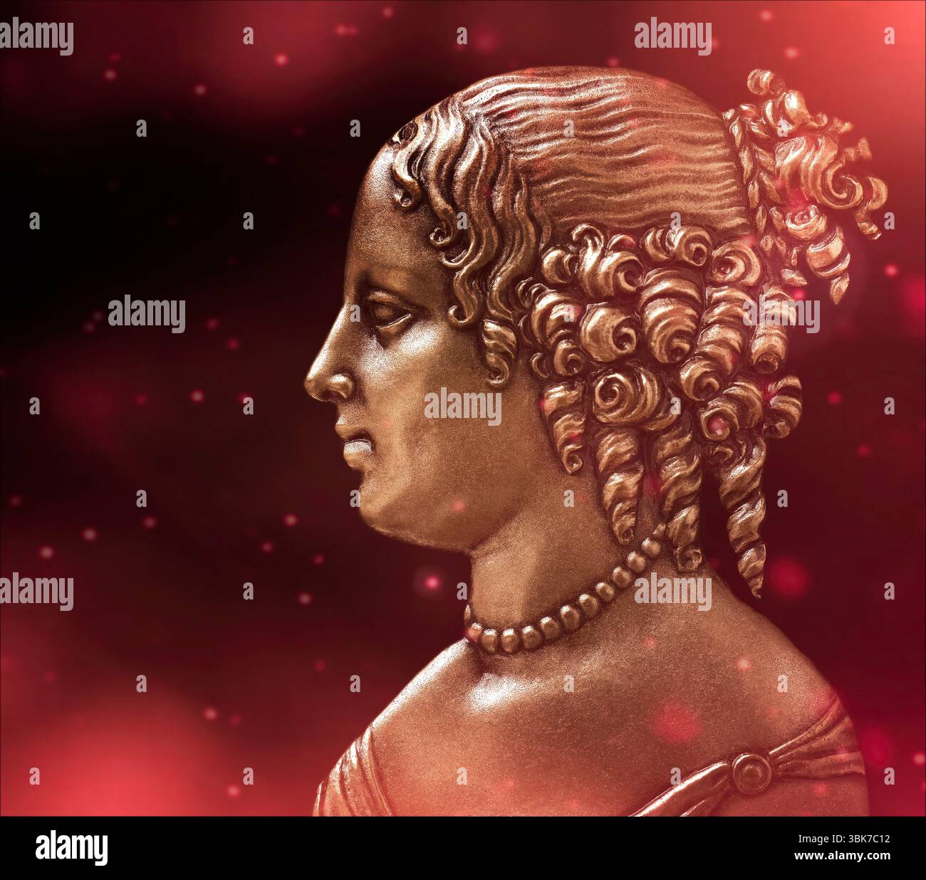 Marie de Rabutin-Chantal, marquise de Sévigné, également connue sous le nom de Madame de Sévigné ou Madame de Sévigné, aristocrate française, éditée numériquement Banque D'Images