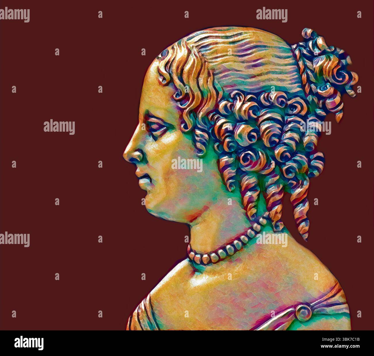 Marie de Rabutin-Chantal, marquise de Sévigné, également connue sous le nom de Madame de Sévigné ou Madame de Sévigné, aristocrate française, éditée numériquement Banque D'Images