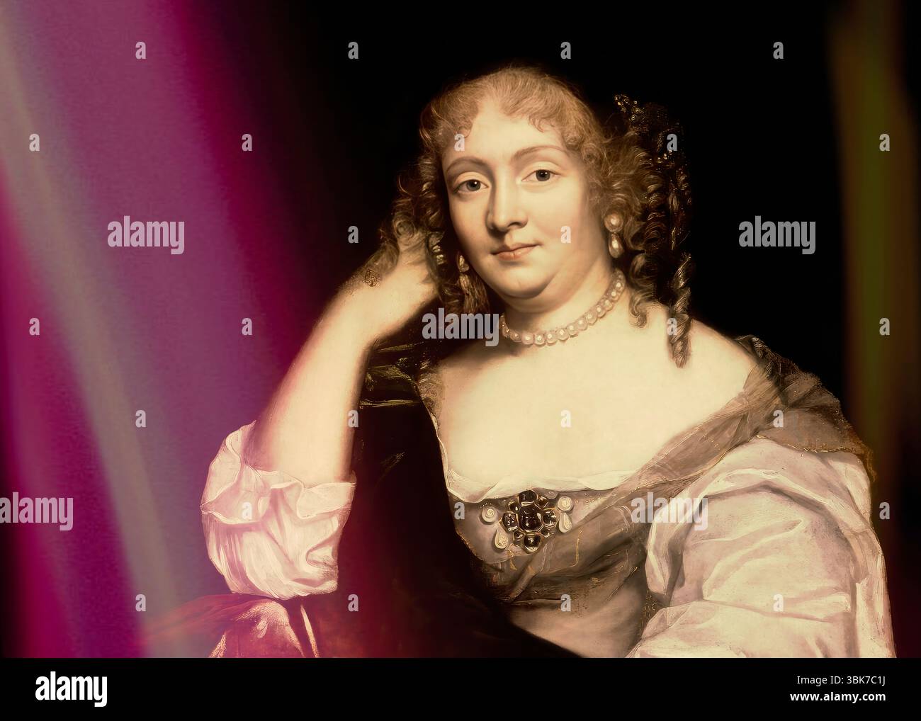 Marie de Rabutin-Chantal, marquise de Sévigné, également connue sous le nom de Madame de Sévigné ou Madame de Sévigné, aristocrate française, éditée numériquement d'après Louis Ferdinand elle l'ancien Banque D'Images