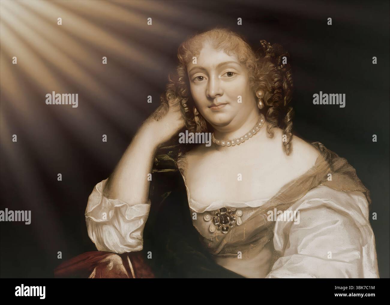 Marie de Rabutin-Chantal, marquise de Sévigné, également connue sous le nom de Madame de Sévigné ou Madame de Sévigné, aristocrate française, éditée numériquement d'après Louis Ferdinand elle l'ancien Banque D'Images