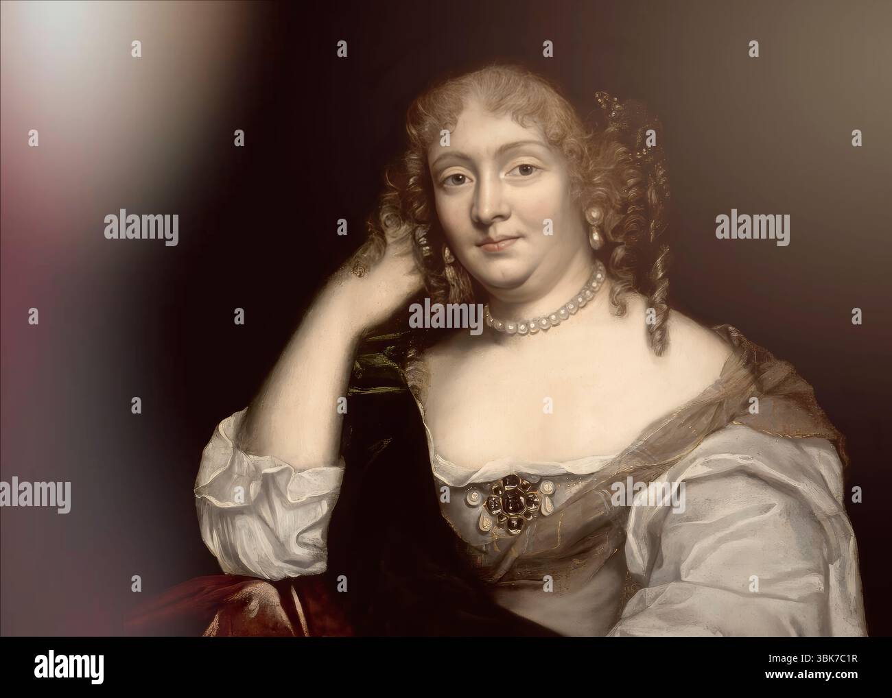 Marie de Rabutin-Chantal, marquise de Sévigné, également connue sous le nom de Madame de Sévigné ou Madame de Sévigné, aristocrate française, éditée numériquement d'après Louis Ferdinand elle l'ancien Banque D'Images