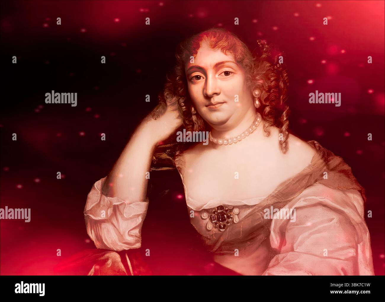 Marie de Rabutin-Chantal, marquise de Sévigné, également connue sous le nom de Madame de Sévigné ou Madame de Sévigné, aristocrate française, éditée numériquement d'après Louis Ferdinand elle l'ancien Banque D'Images