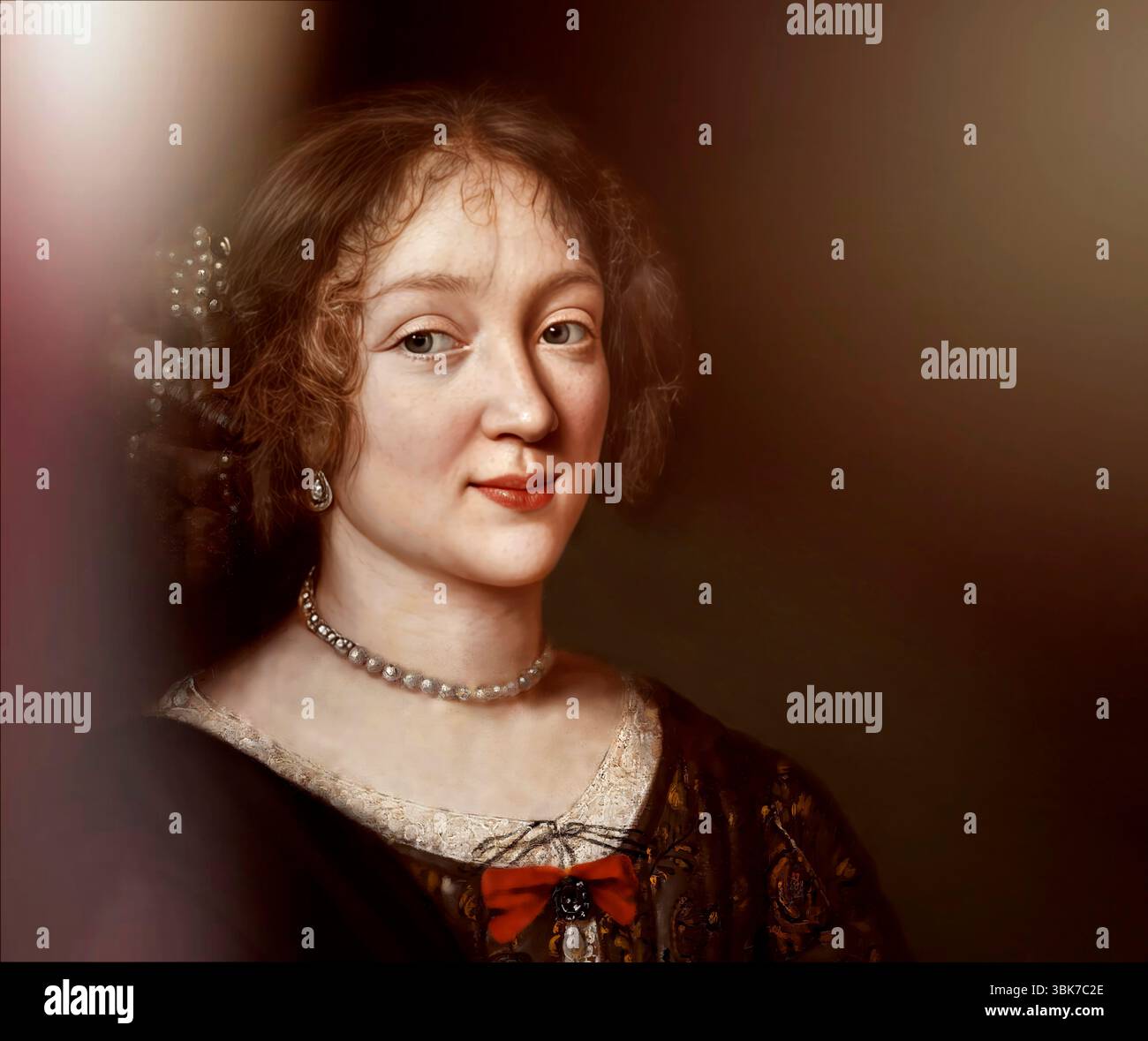 Marie de Rabutin-Chantal, marquise de Sévigné, également connue sous le nom de Madame de Sévigné ou Madame de Sévigné, aristocrate française, éditée numériquement Banque D'Images