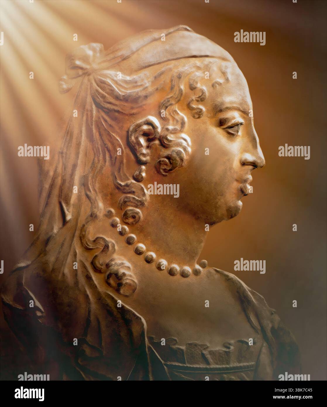 Marie de Rabutin-Chantal, marquise de Sévigné, également connue sous le nom de Madame de Sévigné ou Madame de Sévigné, aristocrate française, éditée numériquement Banque D'Images