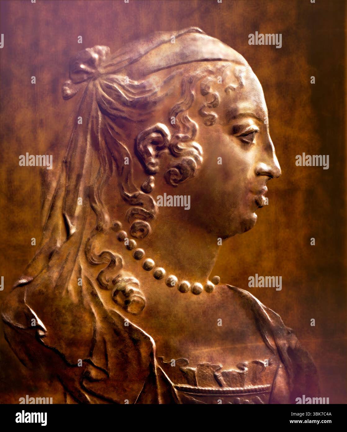 Marie de Rabutin-Chantal, marquise de Sévigné, également connue sous le nom de Madame de Sévigné ou Madame de Sévigné, aristocrate française, éditée numériquement Banque D'Images