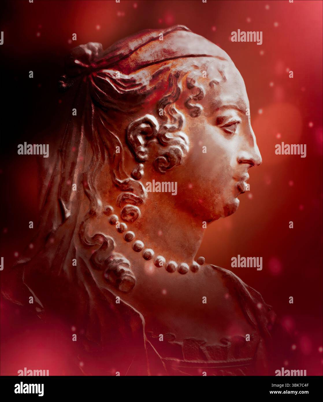 Marie de Rabutin-Chantal, marquise de Sévigné, également connue sous le nom de Madame de Sévigné ou Madame de Sévigné, aristocrate française, éditée numériquement Banque D'Images