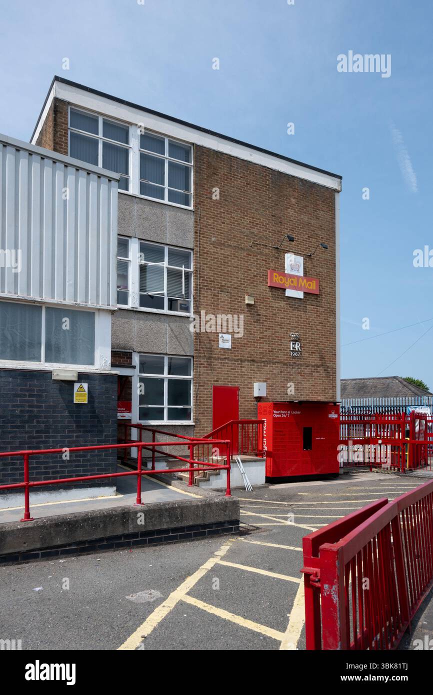 Royal mail Delivery Office, Mill Road, Rugby, Warwickshire, Angleterre, ROYAUME-UNI Banque D'Images