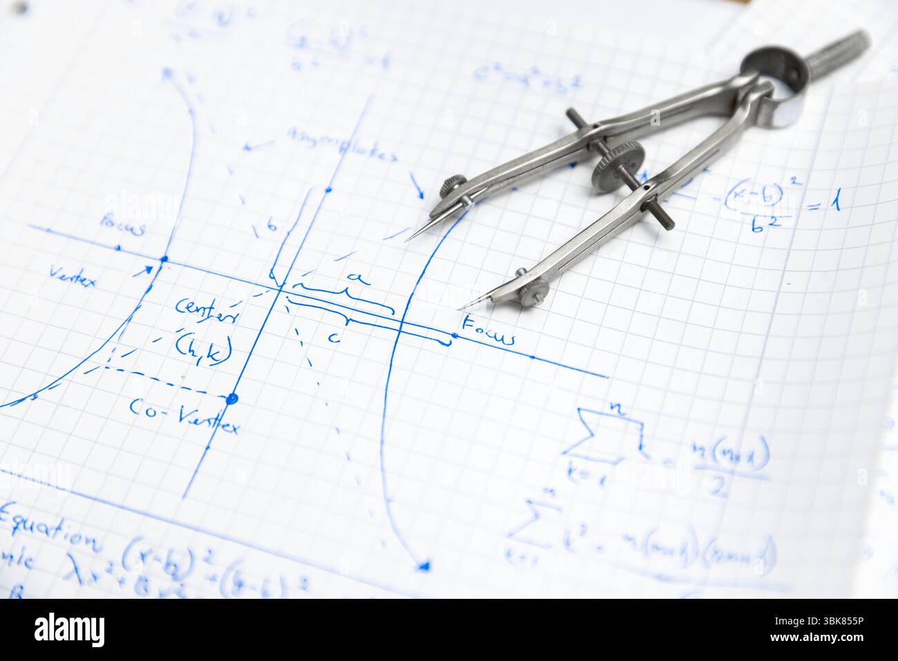 Gros plan sur un ordinateur portable blanc Banque D'Images