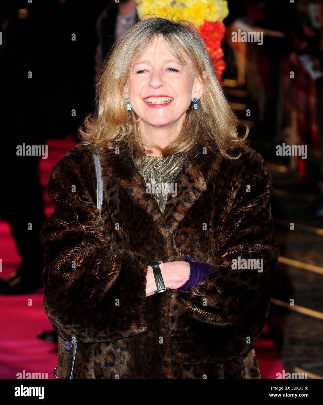 Deborah Moggach lors de la première mondiale de 'The Best Exotic Marigold Hotel' qui s'est tenue au Curzon Mayfair à Londres, le 7 février 2012 Banque D'Images