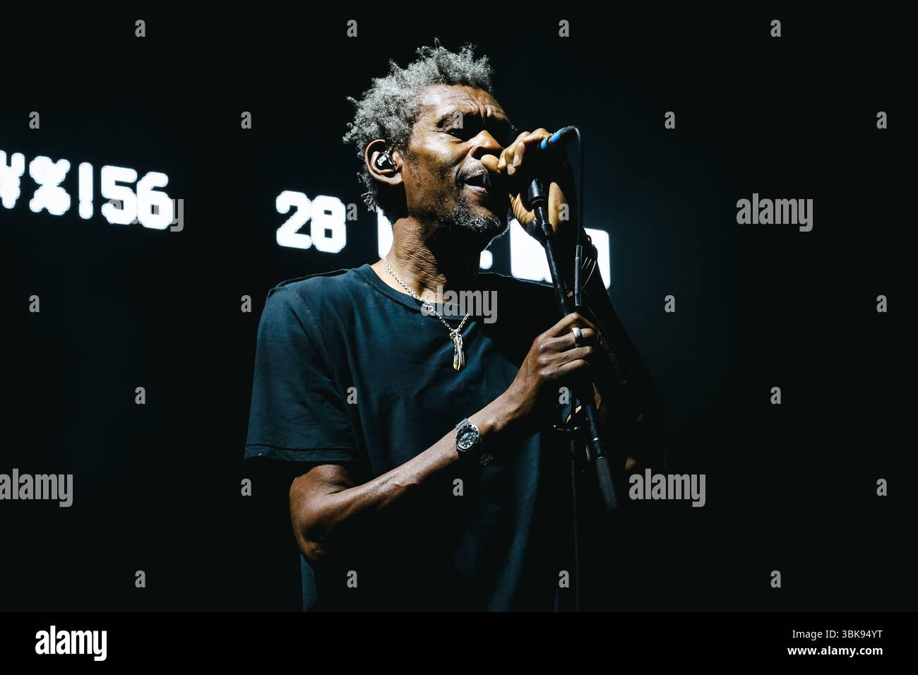 Milan, Italie. 19 juin 2025. Milan, massive Attack se produit en concert lors du festival Unaltrofestival au Parco della Musica. Sur la photo : Grant Daddy G Marshall (chanteur et musicien) crédit : Independent photo Agency/Alamy Live News Banque D'Images