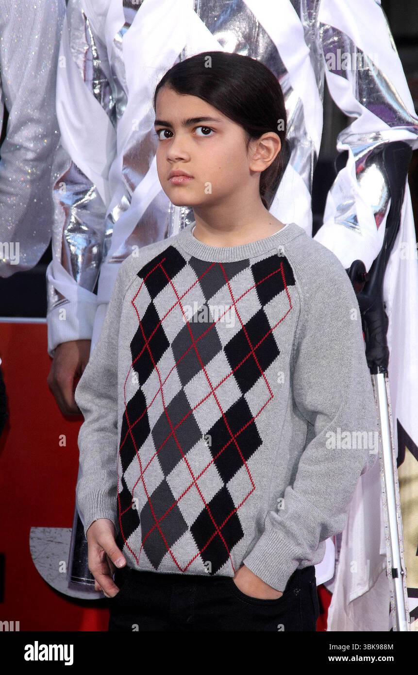 Blank Jackson à la cérémonie des mains et empreintes de Michael Jackson au Grauman's Chinese Theatre à Los Angeles - 26 janvier 2012 Banque D'Images