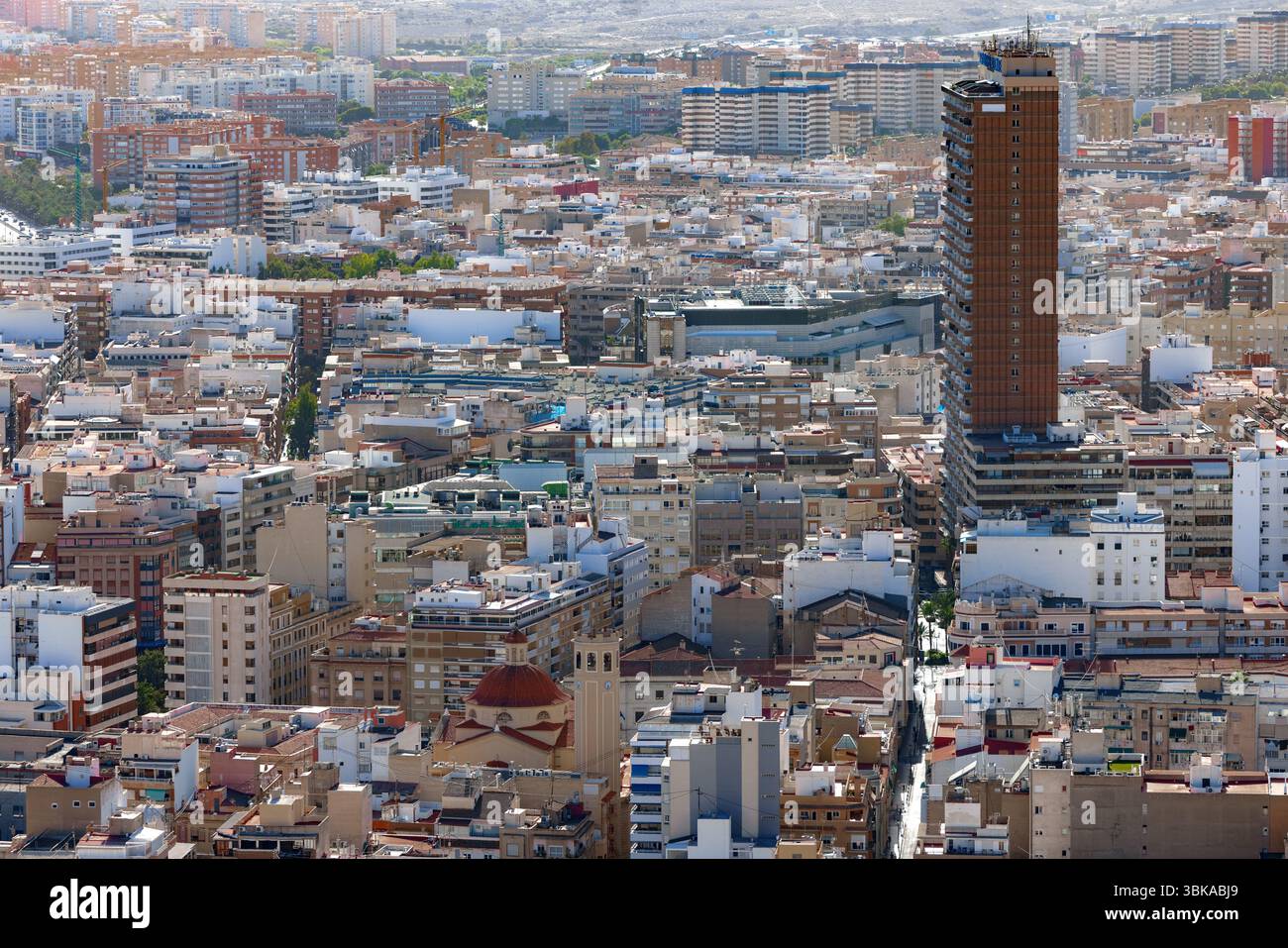 Vue aérienne de la ville européenne avec appartements et maisons en gros plan Banque D'Images