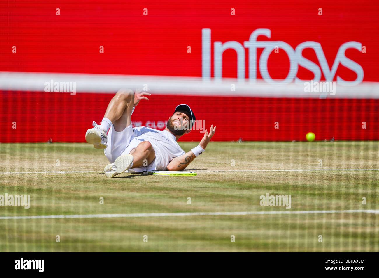 LONDRES, ROYAUME-UNI 19 juin : lors de l'ATP 500, le jour 8 des Championnats HSBC 2025 au Queen's Club, le jeudi 19 juin 2025 à LONDRES, au ROYAUME-UNI. Crédit : Taka Wu/Alamy Live News Banque D'Images