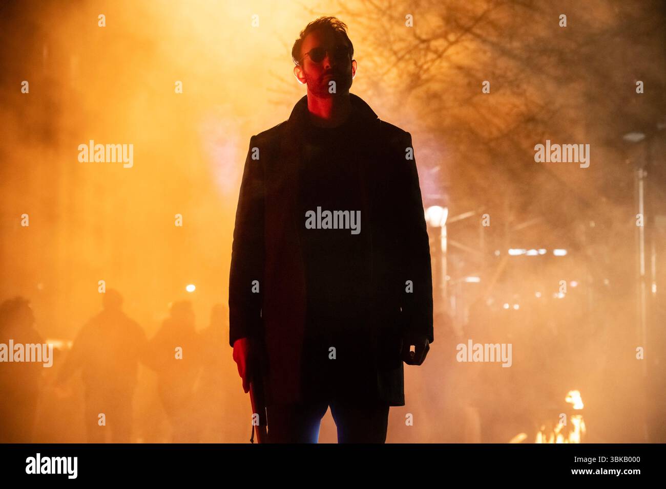 Daredevil : Born Again (2025-) Daredevil/Matt Murdock (Charlie Cox) *Filmstill - usage éditorial seulement* Voir instructions spéciales. Image CAP/UFS fournie Banque D'Images