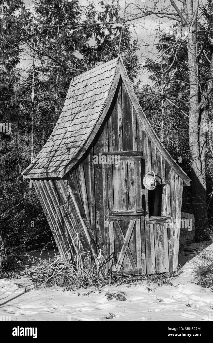 hutte de forme triangulaire, Banque D'Images