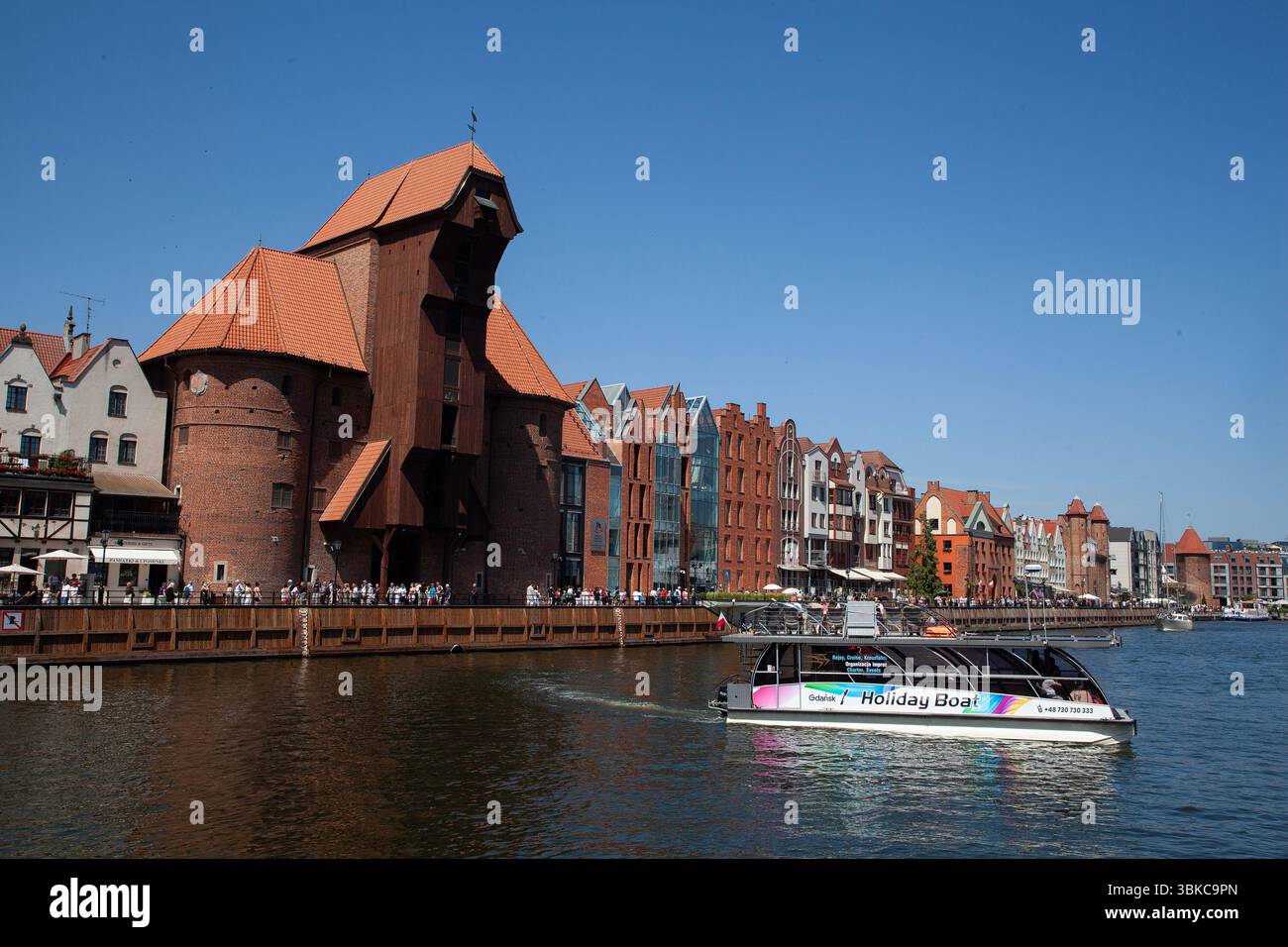 Grue médiévale de Gdansk Banque D'Images
