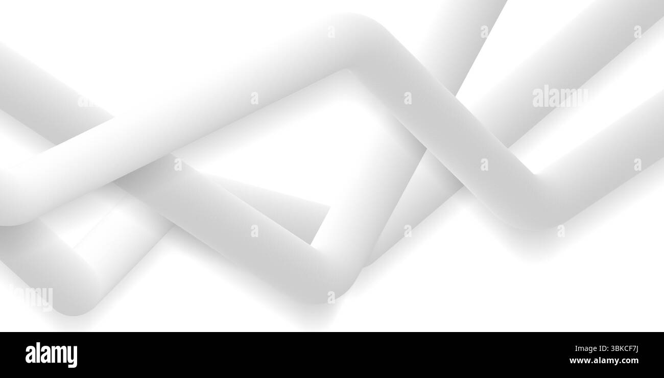 Fond minimal géométrique abstrait de rayures 3d grises et blanches. Conception vectorielle Illustration de Vecteur