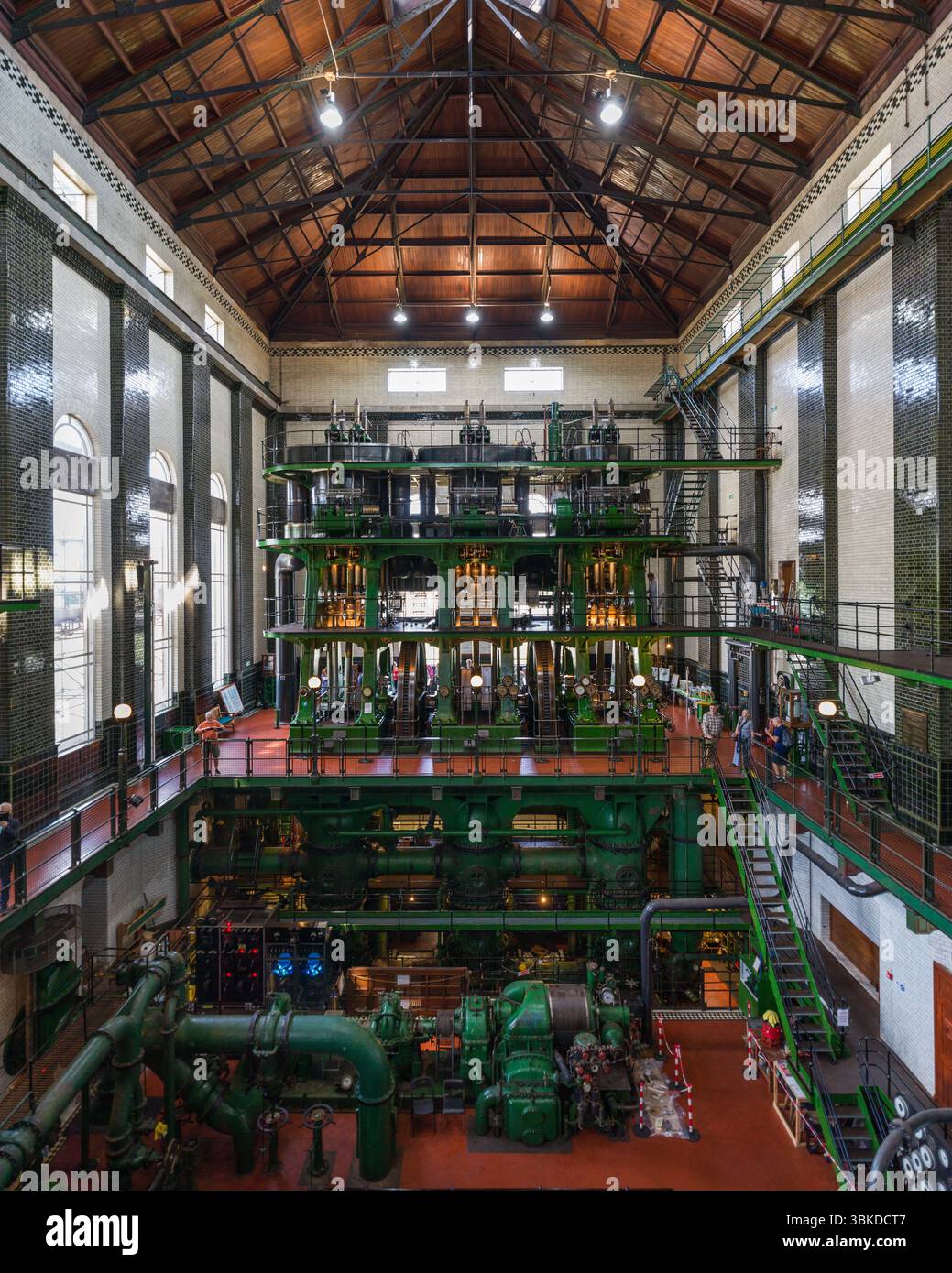 Le musée de la vapeur de Kempton à Kempton Park Waterworks dans le sud-ouest de Londres Banque D'Images