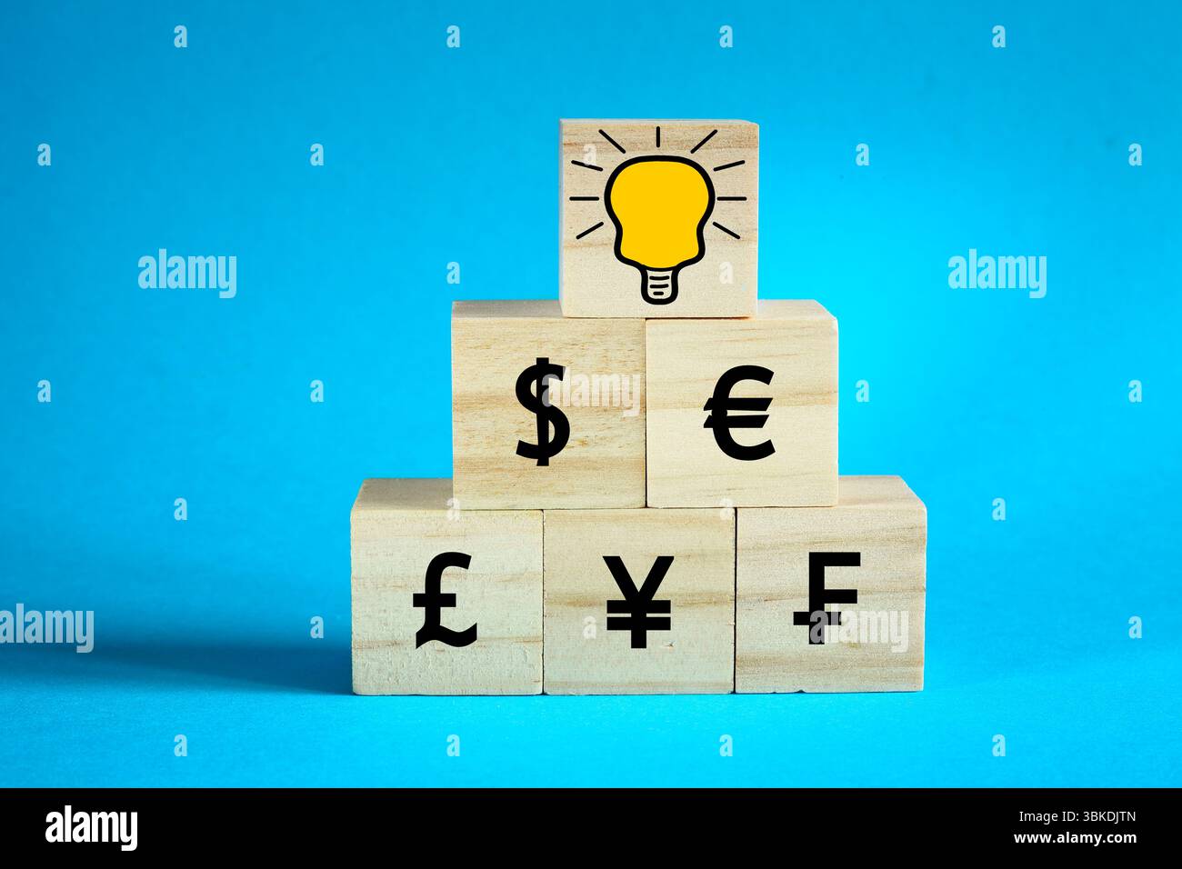 Concept d'affaires et de finance, faire de l'argent, économiser de l'argent et la protection des investissements, investissement, risque et gestion de patrimoine. Banque D'Images