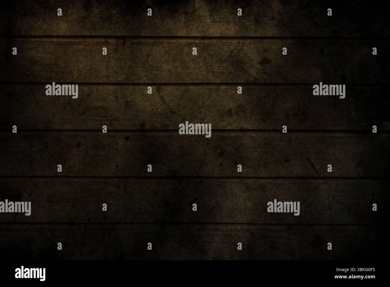 Le vecteur de texture de bois grungy montre des textures rugueuses dans un intérieur rustique avec un éclairage grunge sombre Banque D'Images
