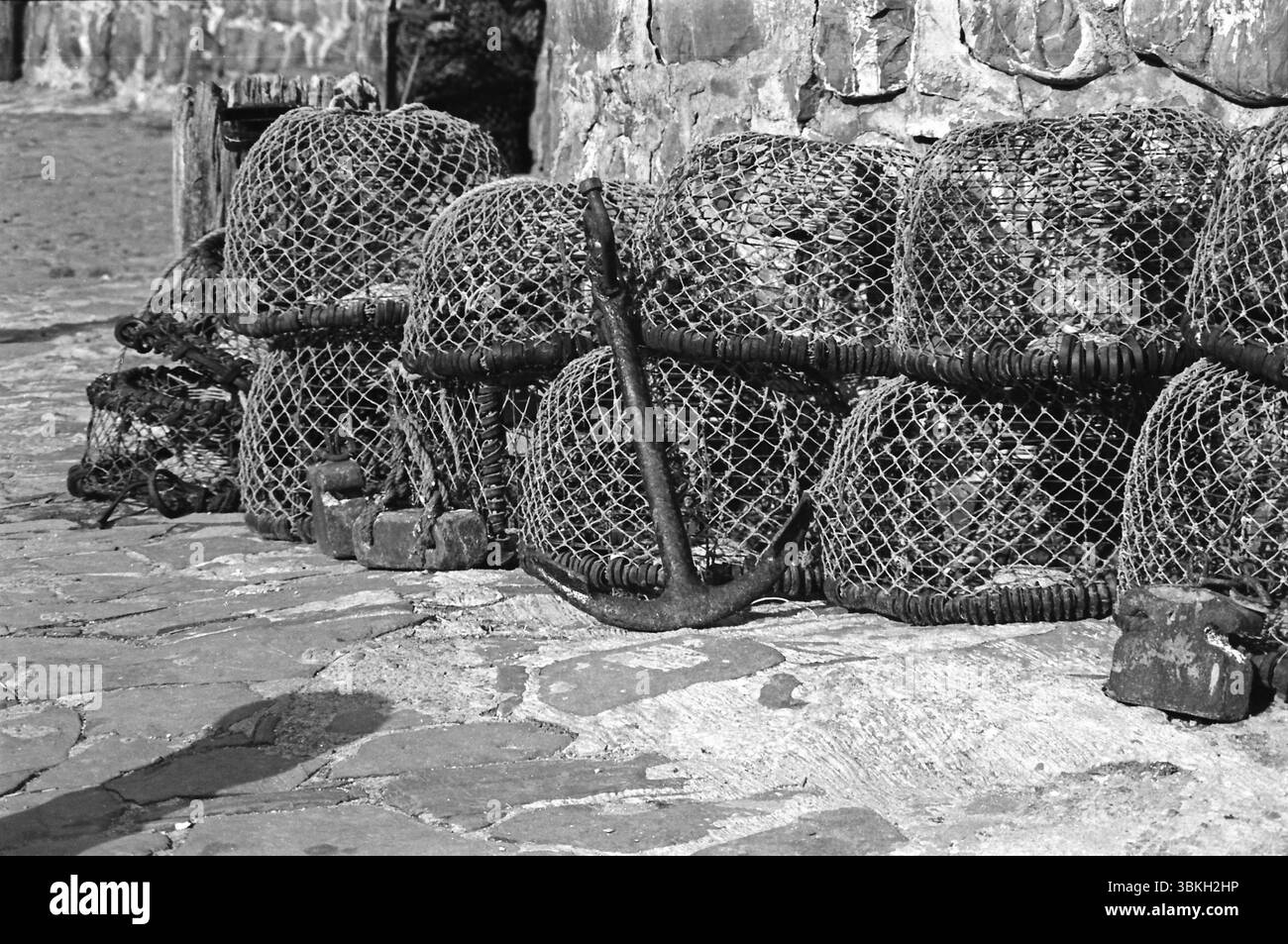 Clovelly, Devon, Angleterre, octobre 1977 Banque D'Images