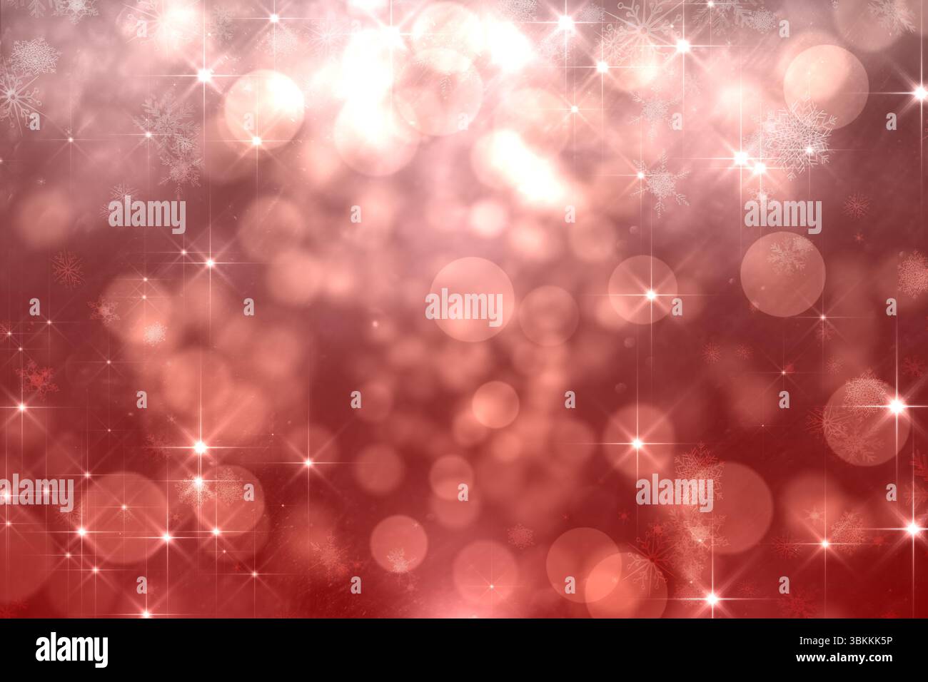 Conception lumière scintillante sur rouge Banque D'Images