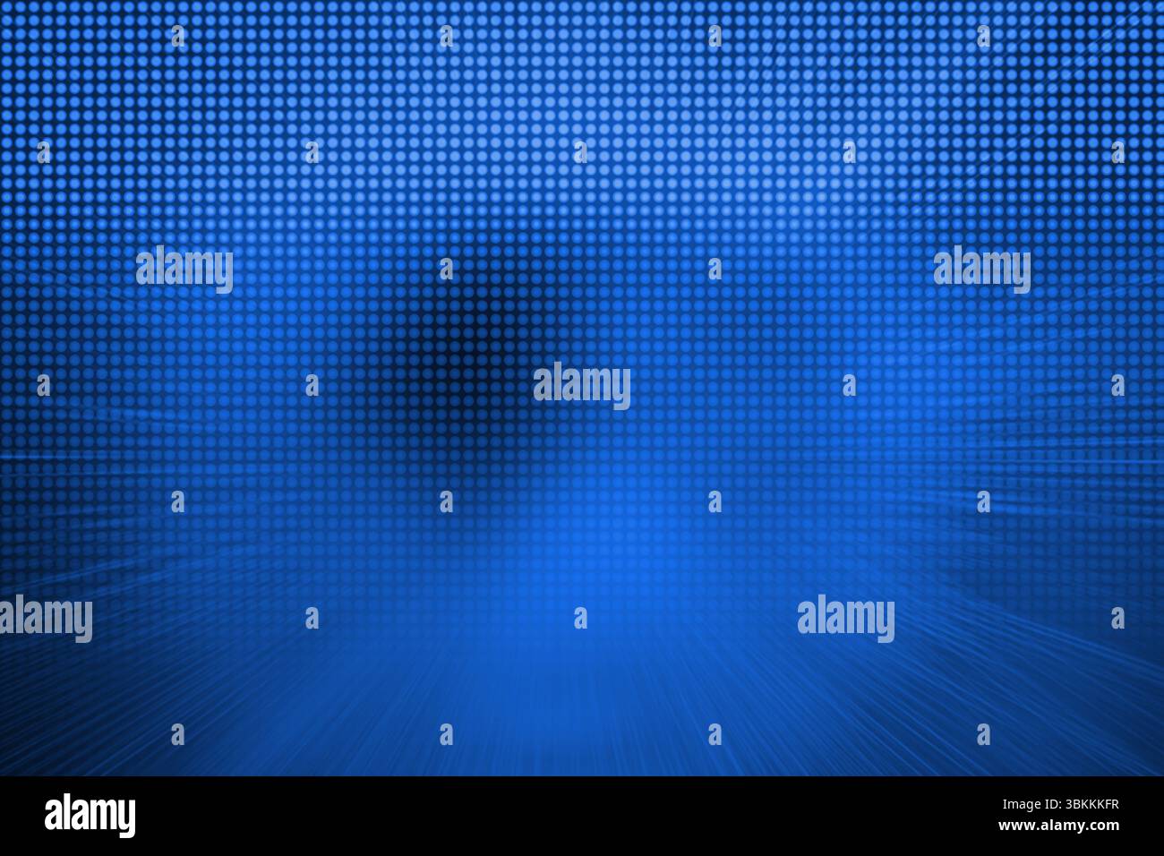Généré numériquement blue dotted background Banque D'Images