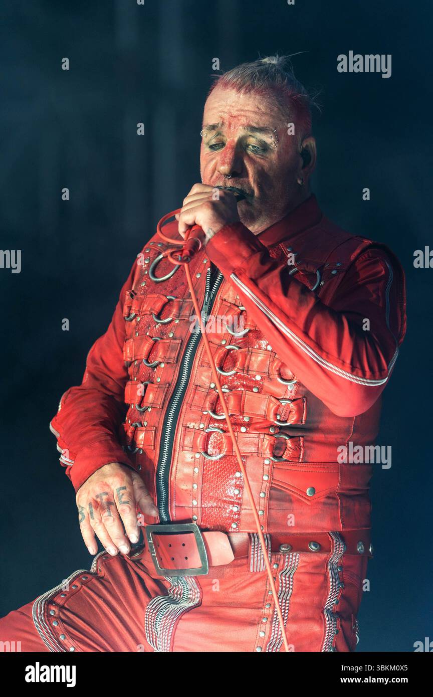 Till Lindemann live beim Metal Air 2025 Festival in der Almased Arena auf dem Albrecht-Thear-Gelände. Uelzen, 21.06.2025 Banque D'Images