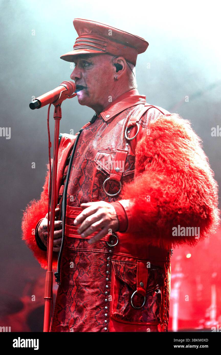Till Lindemann live beim Metal Air 2025 Festival in der Almased Arena auf dem Albrecht-Thear-Gelände. Uelzen, 21.06.2025 Banque D'Images