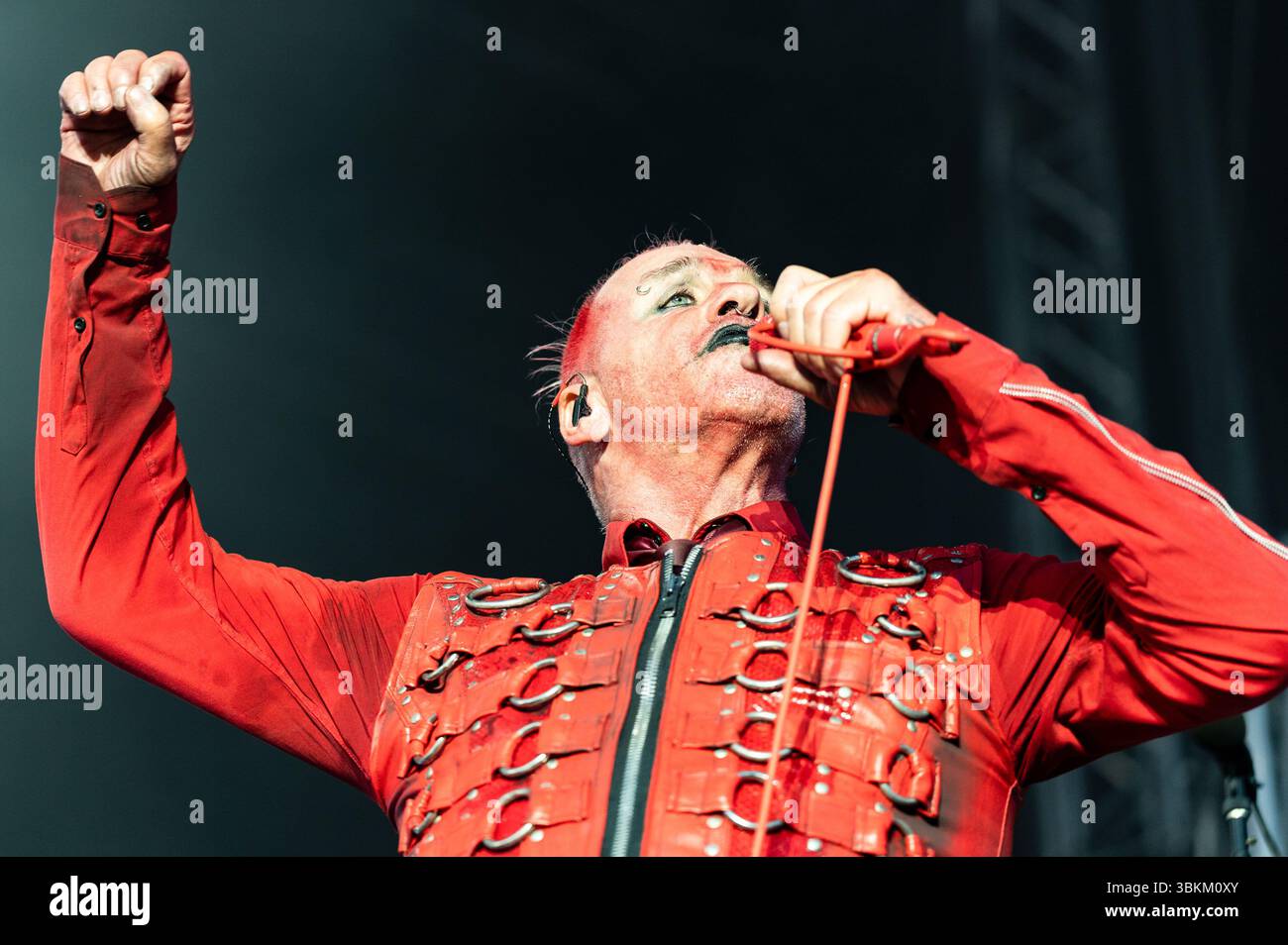Till Lindemann live beim Metal Air 2025 Festival in der Almased Arena auf dem Albrecht-Thear-Gelände. Uelzen, 21.06.2025 Banque D'Images