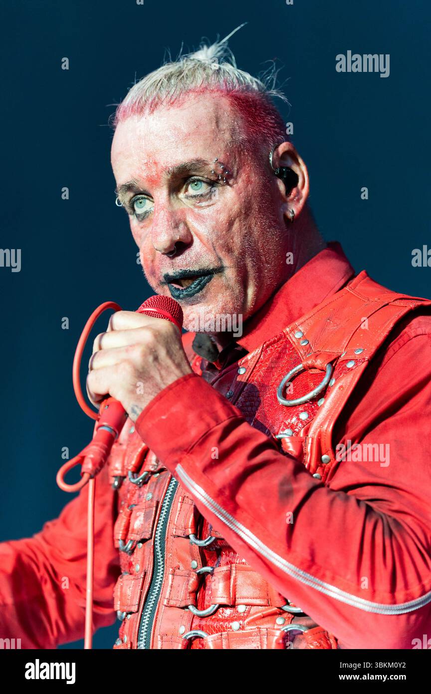 Till Lindemann live beim Metal Air 2025 Festival in der Almased Arena auf dem Albrecht-Thear-Gelände. Uelzen, 21.06.2025 Banque D'Images