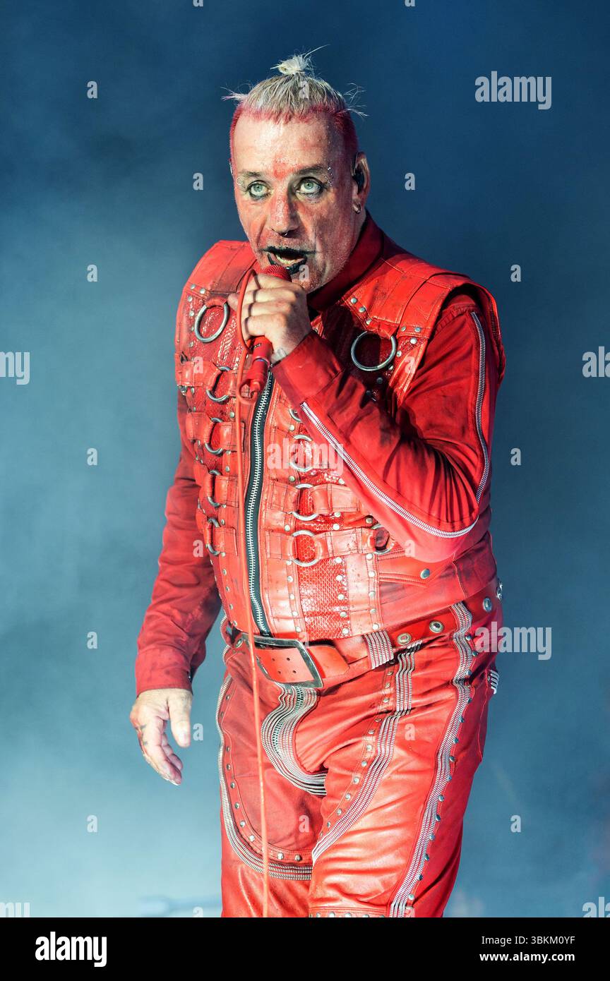 Till Lindemann live beim Metal Air 2025 Festival in der Almased Arena auf dem Albrecht-Thear-Gelände. Uelzen, 21.06.2025 Banque D'Images