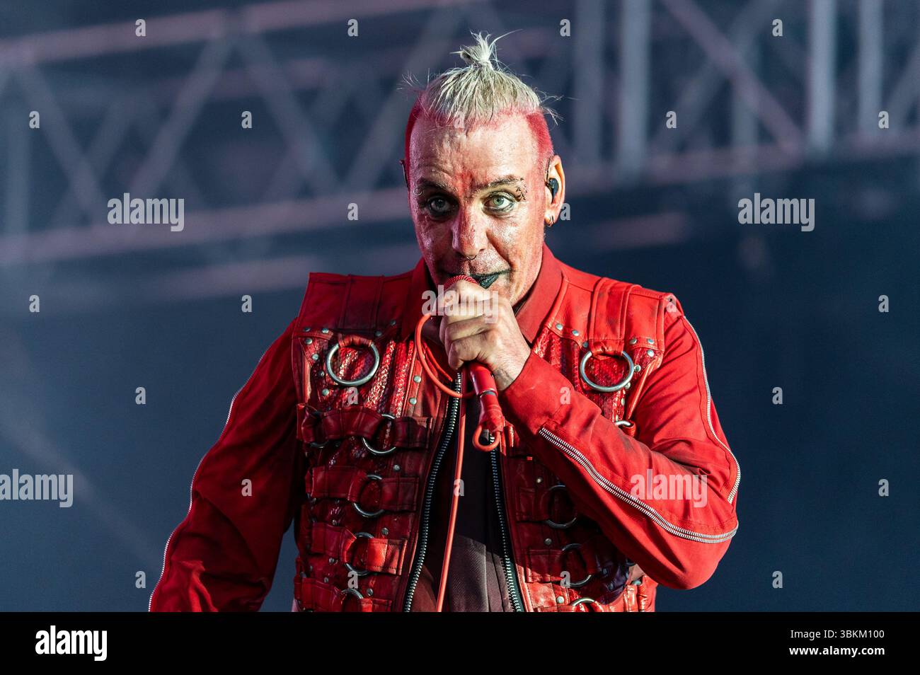 Till Lindemann live beim Metal Air 2025 Festival in der Almased Arena auf dem Albrecht-Thear-Gelände. Uelzen, 21.06.2025 Banque D'Images