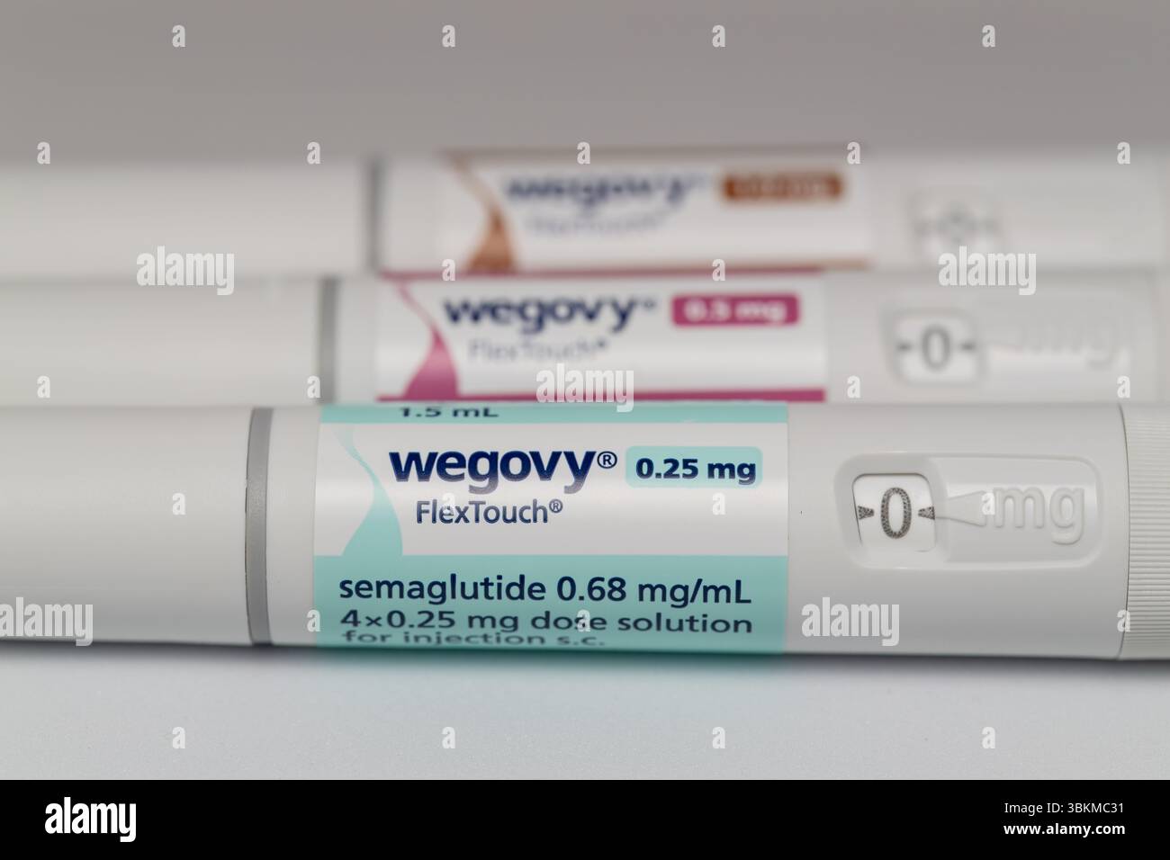Queensland, Australie - 22 juin 2025 : Wegovy semaglutide injection de médicament de perte de poids Banque D'Images