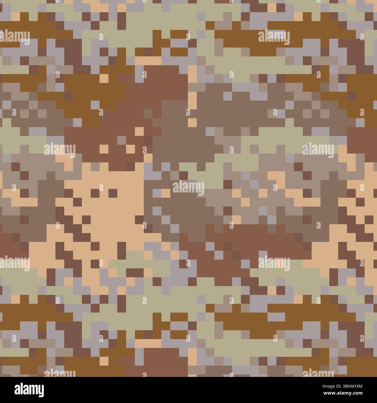 Motif de pixels de camouflage pour la chasse. Texture militaire. Fond d'armée abstrait pour les tissus Illustration de Vecteur